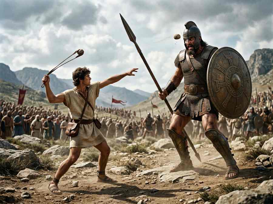 Featured Post Image - Conquer Your Giants with Faith in Jesus the Rock