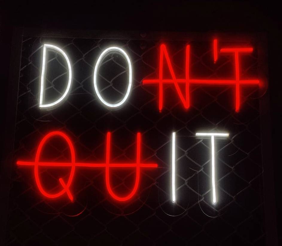 Featured Post Image - Giving Up Is Not an Option