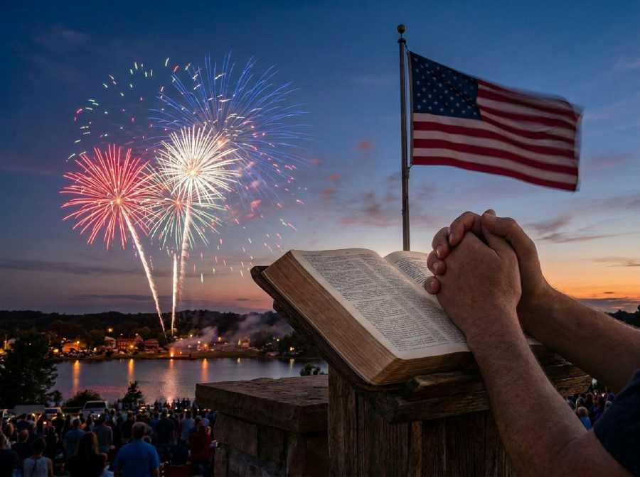 Featured Post Image - How Christians Can Keep God First While Celebrating the 4th of July